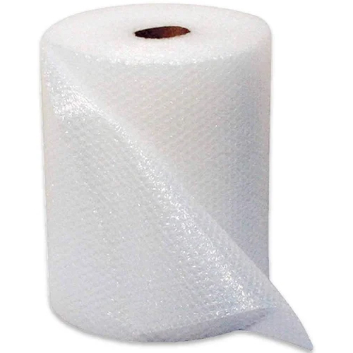 100 Meter Air Bubble Roll - Ldpe Material, 100 M Length, White Color, 60 Gsm Sheet Weight | Soft Pouch With 3-side Seal Packing Format