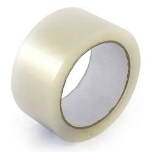 Transparent Bopp Self Adhesive Tape - 50m Length, 60mm Width, White Color | Single-sided, Water Activated, Ideal For Carton Sealing