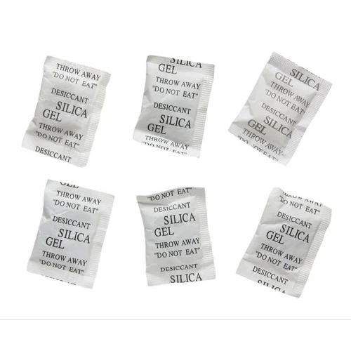 White Desiccant Silica Gel - 5 Gram Pouch | 97% Purity, Moisture-absorbing Crystals, Chemical Grade