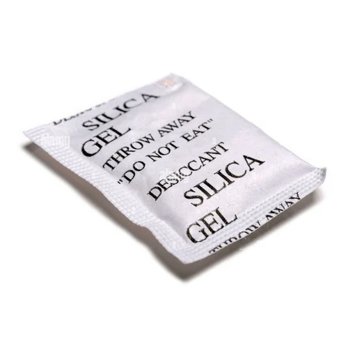 White Desiccant Silica Gel - 5 Gram Pouch | 97% Purity, Moisture-absorbing Crystals, Chemical Grade