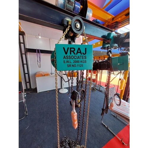 Blue Electric Chain Hoist - Durable Corrosion-Resistant Material, Various Sizes, 420 Volt Power Source | Advanced Safety Features, Efficient Lifting Capability