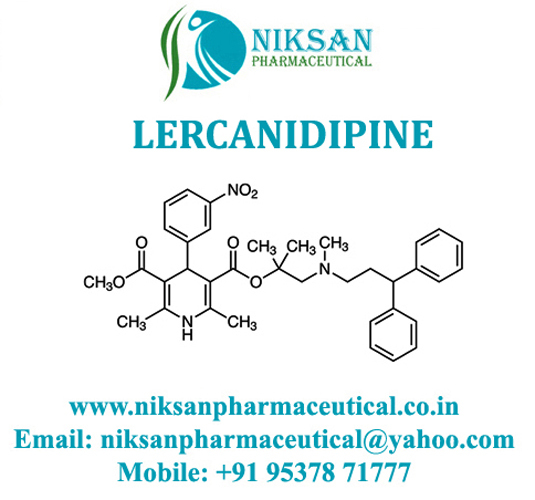 Lercanidipine - Cas No: 100427-26-7, Molecular Weight: 611.72 G/mol, Color: Light Orange To Yellow, Appearance: White To Off-white Solid
