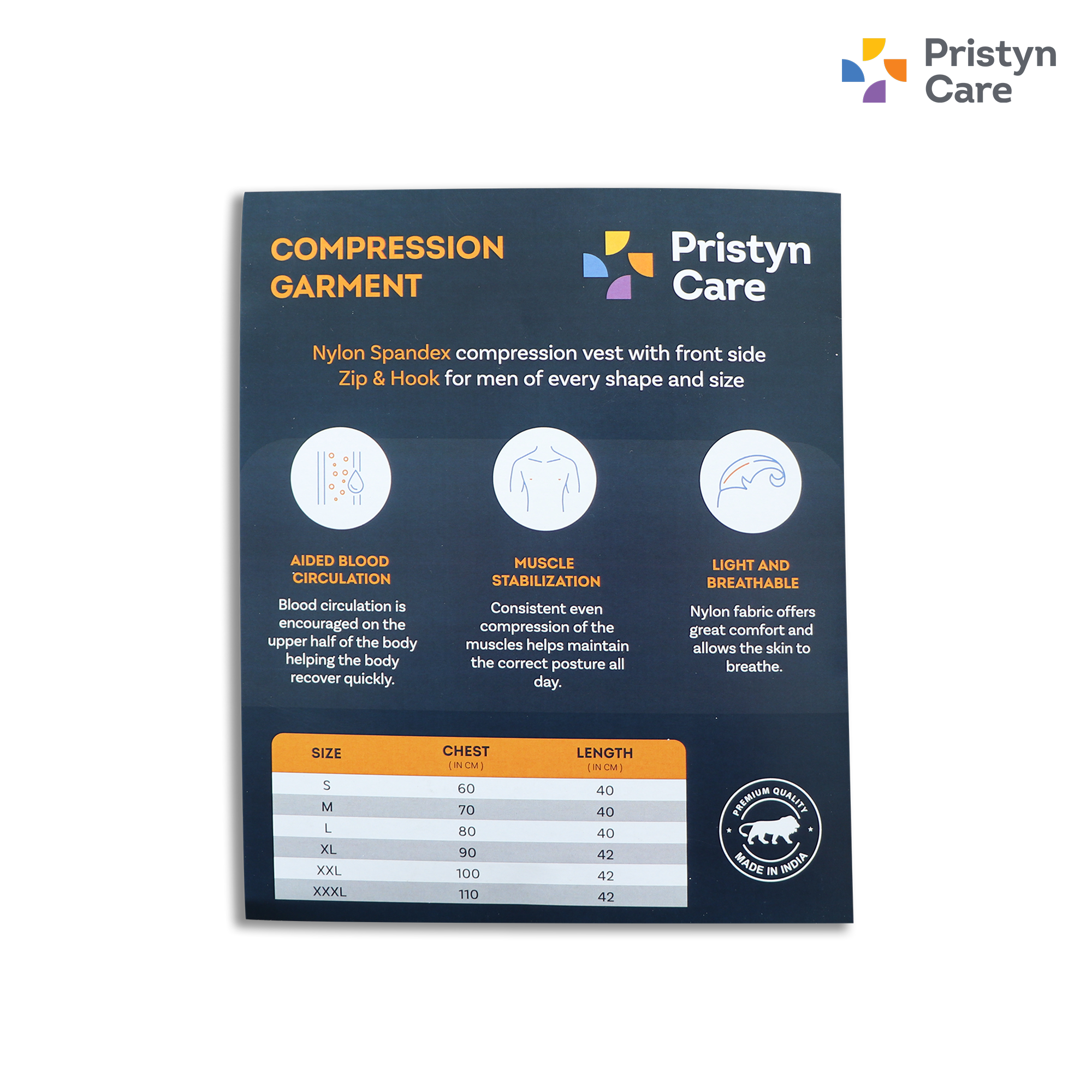 Gynecomastia Compression Vest