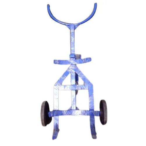 Blue 2 Wheeler Drum Trolley