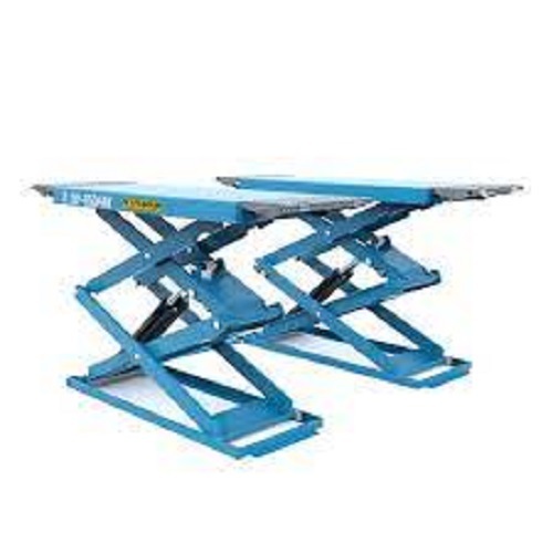 Blue Industrial Scissor Type Die Loader