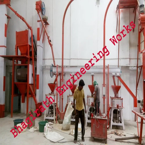 Metal Flour Mixing Machine - High-quality Mild Steel, 440 Volt Electric Power | Easy Operation, Automatic, Warranty Included