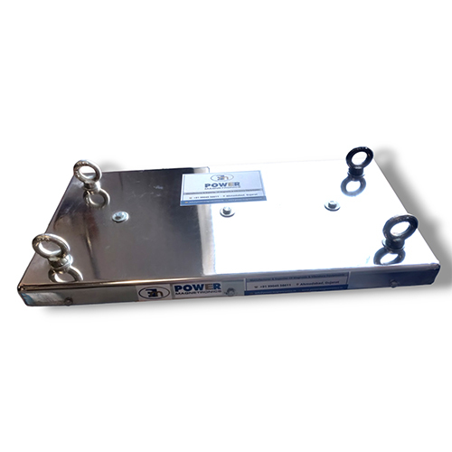 Plate Magnet - Stainless Steel, 500mm X 500mm Dimensions, 10000 Gauss Strength | Heavy-duty, Low Maintenance, Ideal For Food & Chemical Industries