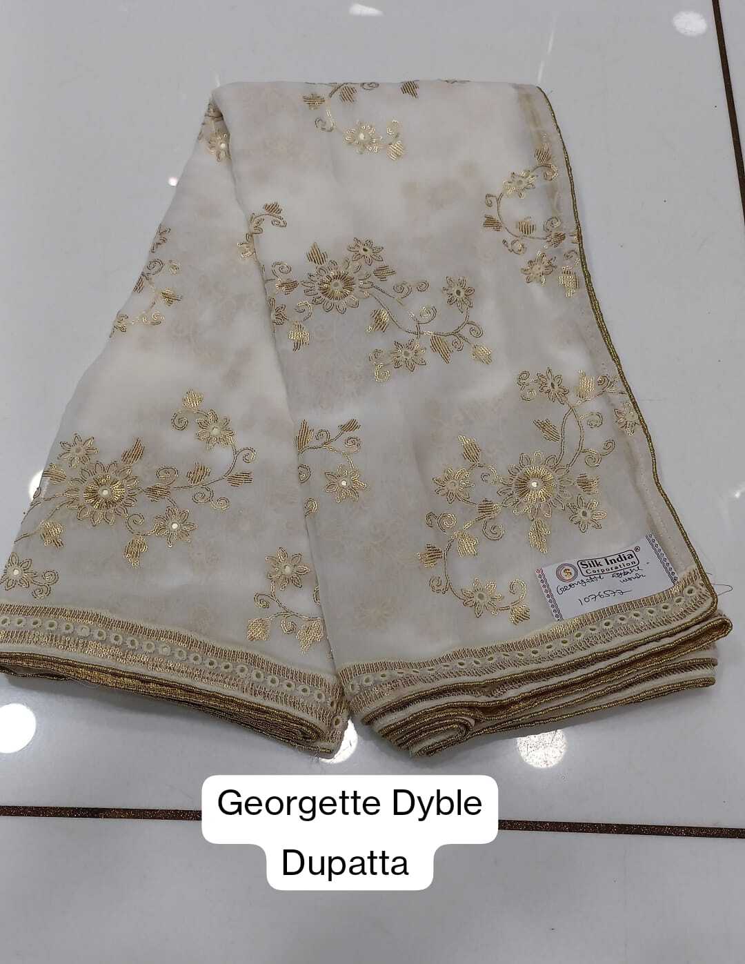 Georgette Dyble Dupatta - Attributes: Quick Dry