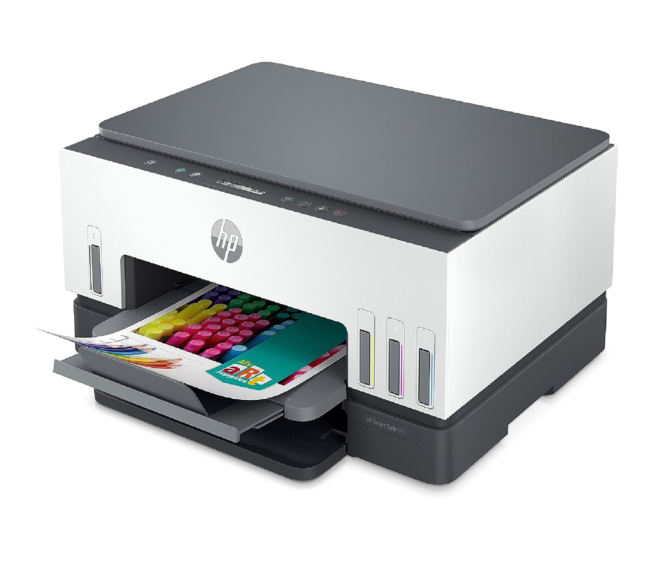 Hp Smart Tank 670 - High Capacity Ink Tank Printer, Scanner, Copier | Auto Duplex Wireless, 6000 Black & 8000 Colour Pages