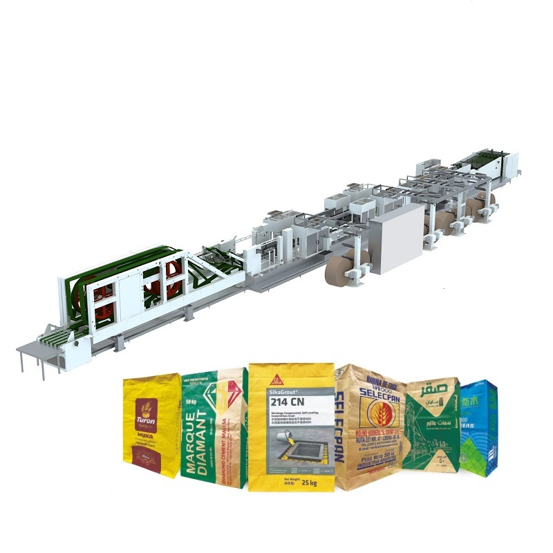 Gu8320 Multi Wall Kraft Paper Cement Bag Making Machine