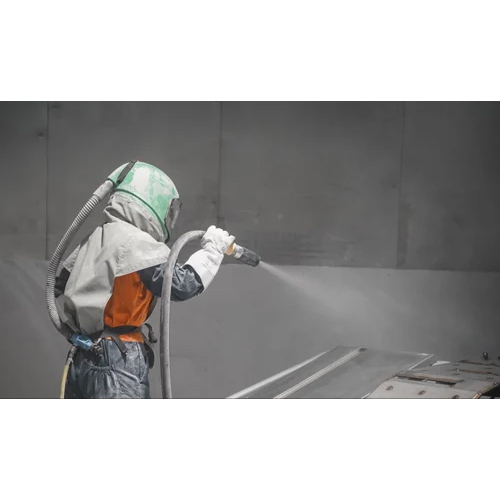Glass Bead Blasting Services - 7 X 7 Meter Chamber, Polished Finish With 3m Stainless Steel Cleaner Spray