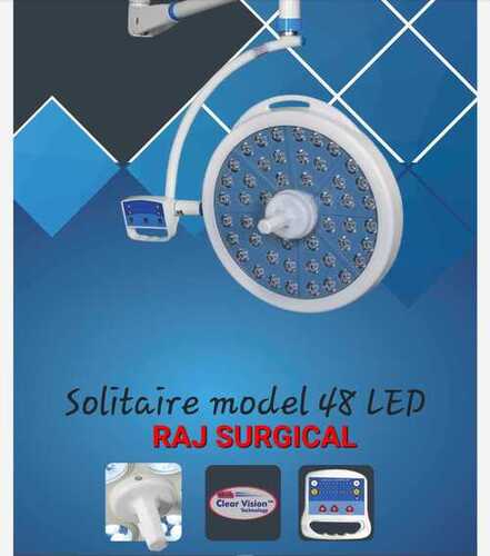 Durable Led Operating Light - Metal & Glass Build, Customized Size , Cool White Light Color