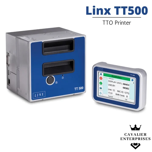 Semi-automatic Linx Tt500 Thermal Transfer Over-printer