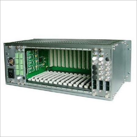Silver Fibre Optic Transceiver