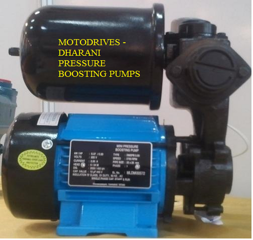 Pressure Booster Pump - Color: Blue