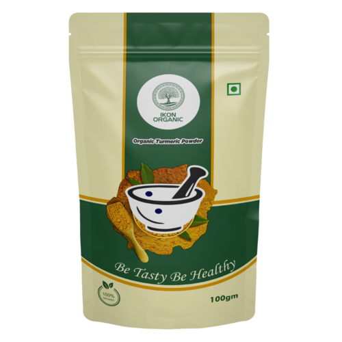 Ikon Organic Turmeric Powder -100Gm - Color: Yellow