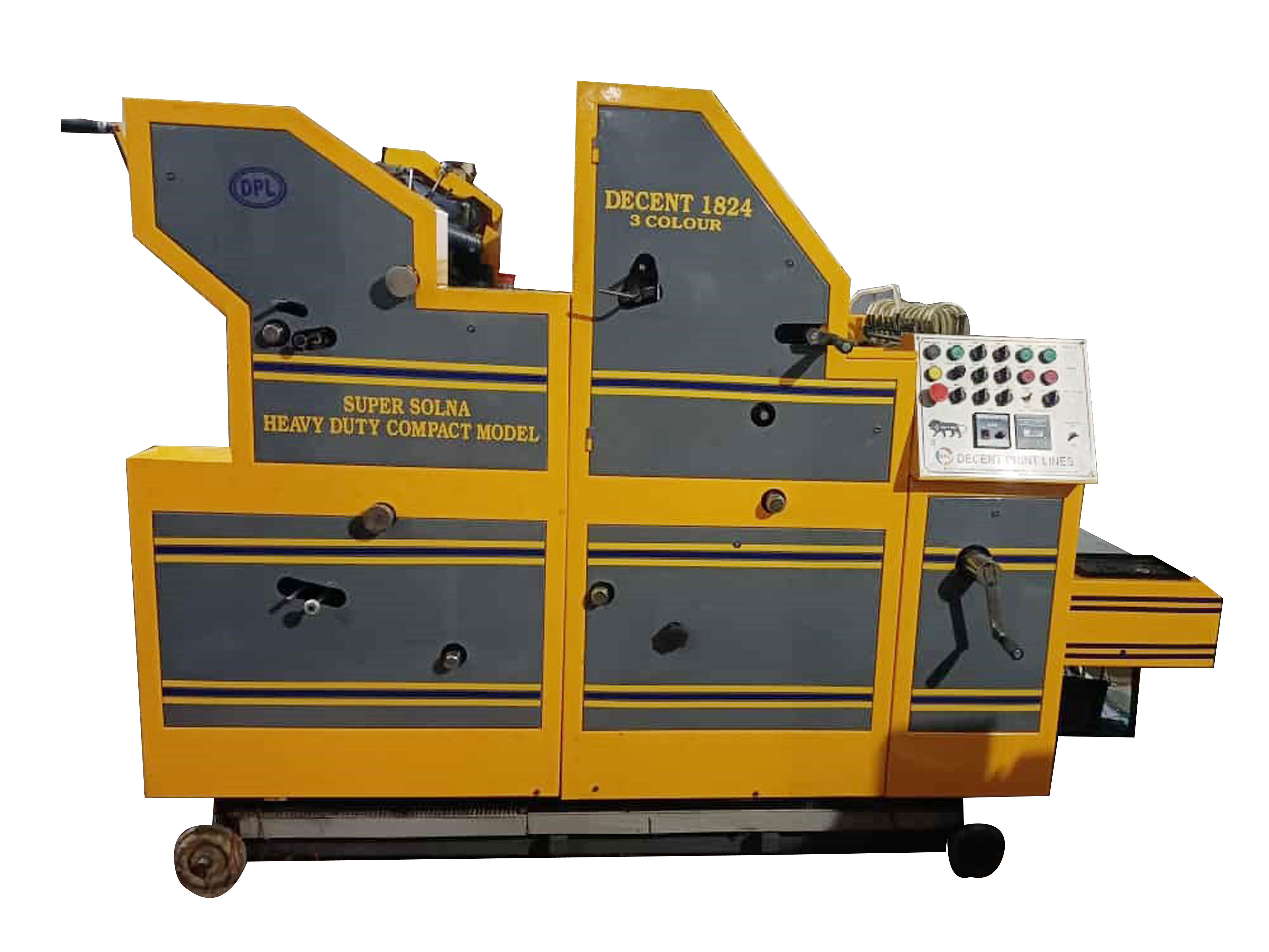 Three Color Super Solna Heavy Duty Compact Model Offset Printing Machine - Automatic Grade: Semi-automatic