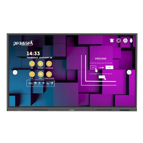 Promark Pro At 75 Interactive Flat Panel - Application: Outdoor Type