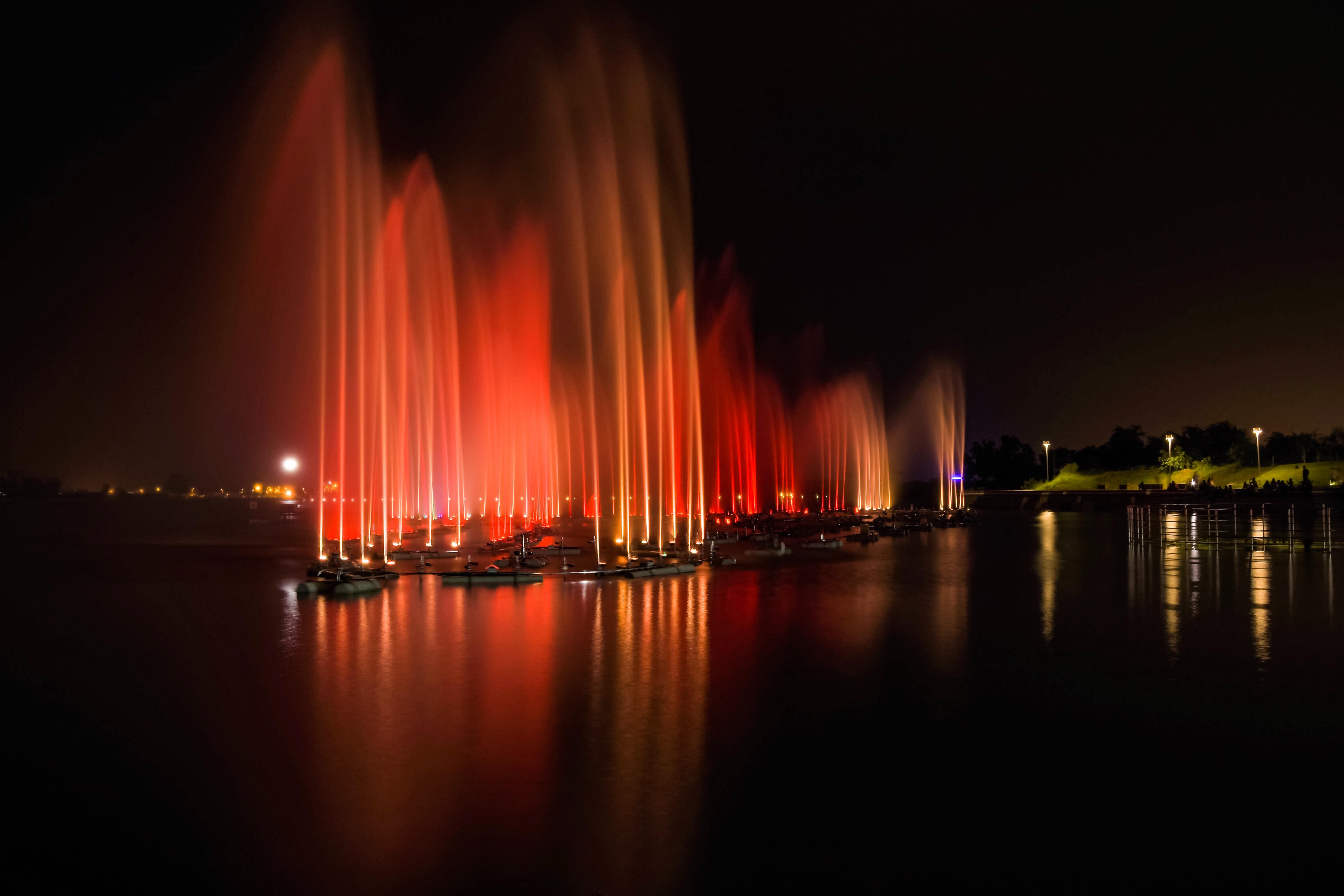 Musical Water Programmed Fountain