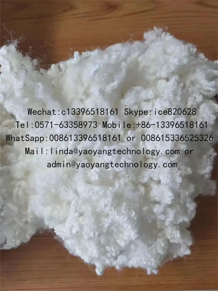 Hollow Conjugated Siliconized Polyester Staple Fiber With Low Price Polyester Fiber Manufacturers And Suppliers - Application: Textile Upholstery Toy Stuffing Bedding Material