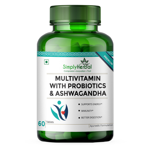 Multivitamin With Probiotics And Ashwagandha Dosage Form: Tablet