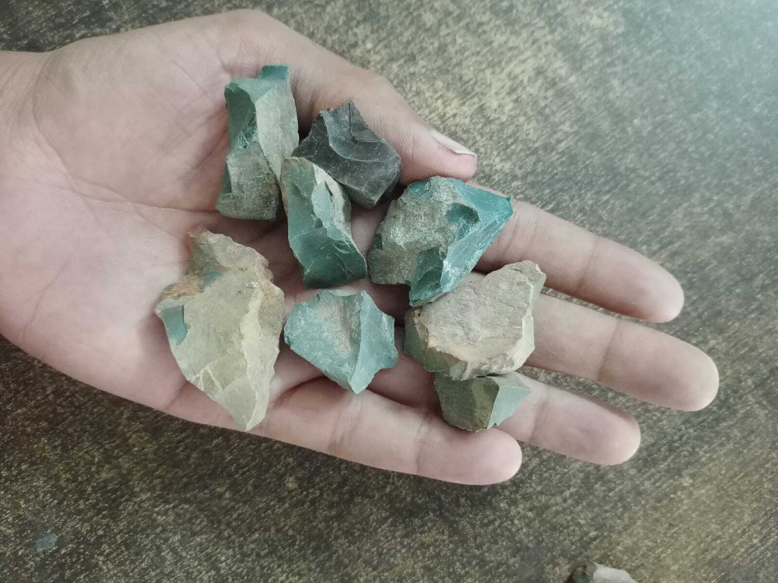 Natural Moss Agate Green Raw Rocks And Aggregate For Different Size - Size: 5-15mm 15-30 Mm 30-60 Mm 60-100 Mm Loose Packing 40-50 Mm