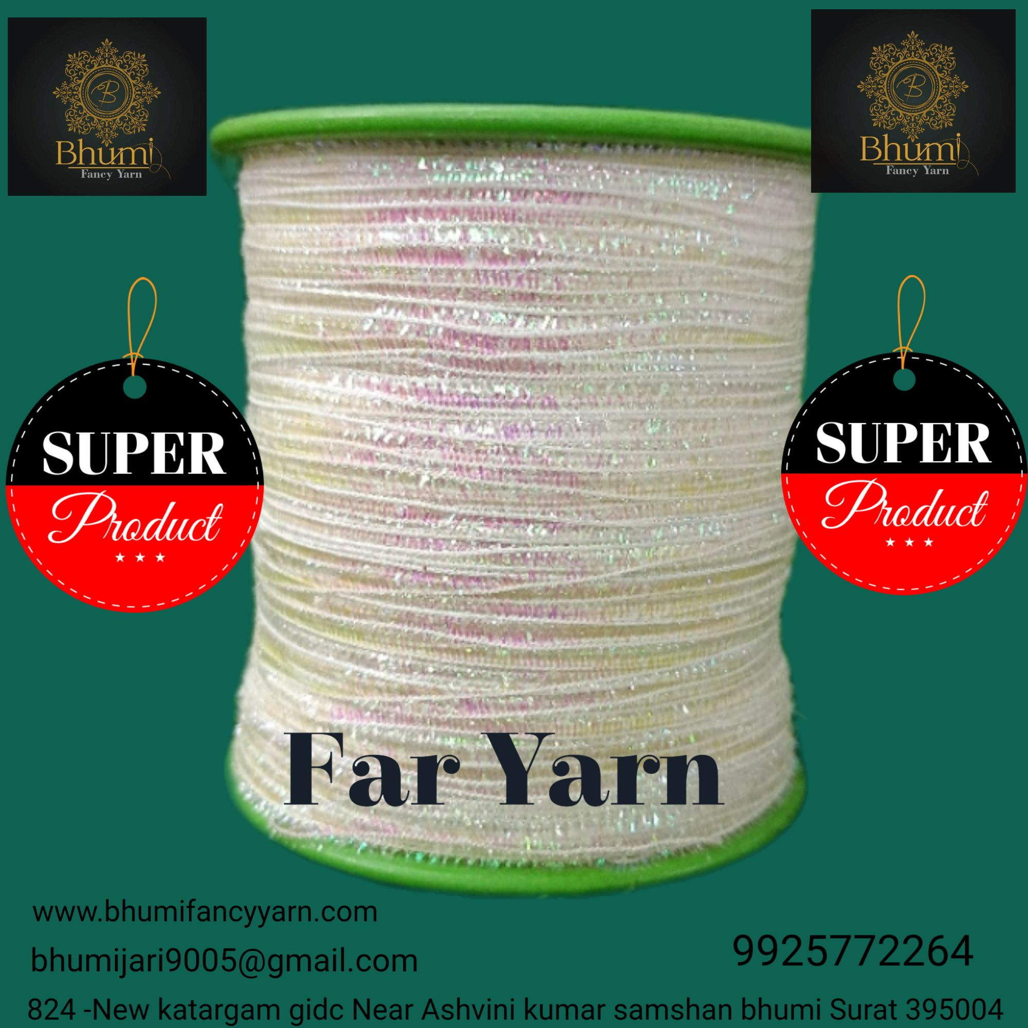 Eco-friendly Metallic Far Yarn