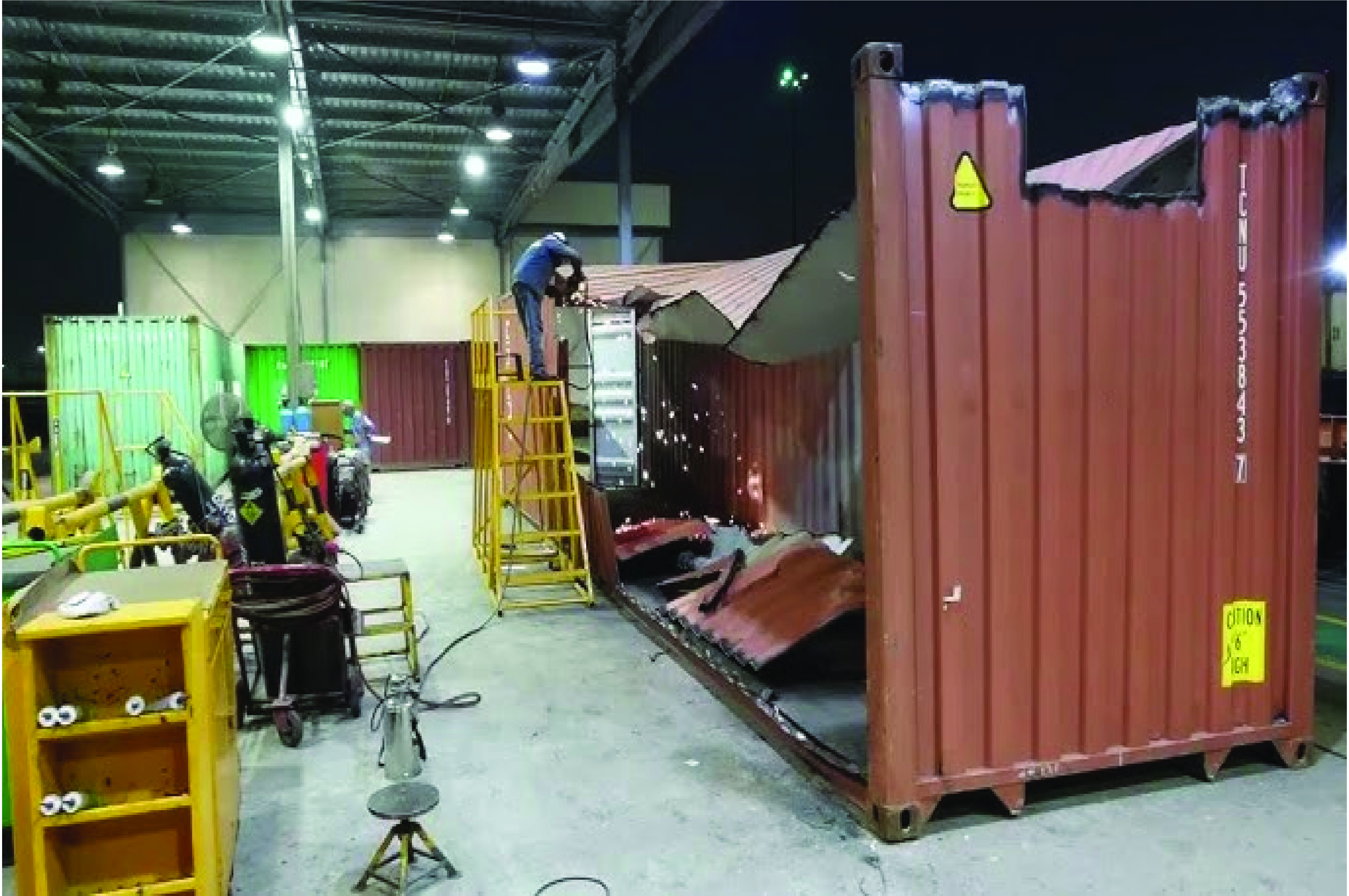 Ms Repair Container External Dimension: Ooo