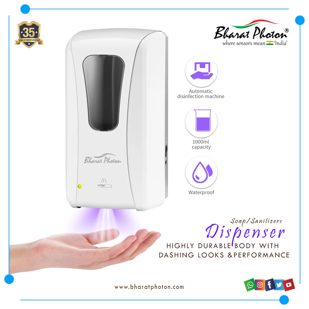 White & Black Automatic Soap/sanitizer Dispensers Bp-hsa-222
