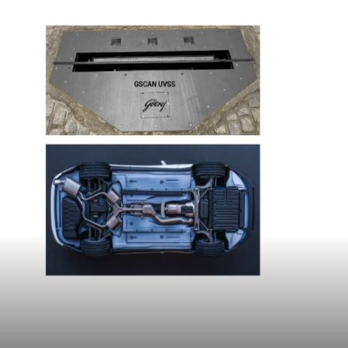 Car Scanning System - Stainless Steel, 1.8 Mt X 1 Mt | 3 Outdoor Ip Cameras, 1280 X 1024 Resolution, Real-time Image Processing, Vehicle Detection