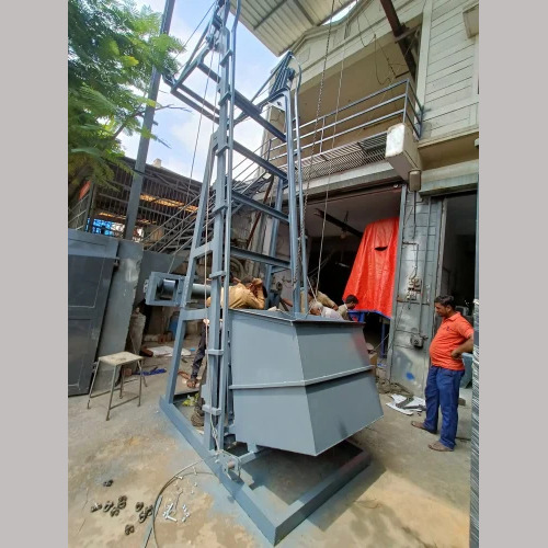 Skip Hoist Material Handling Conveyors - Electric, 10-20 Foot Length, 500-1500 Kg Capacity | Durable, Easy To Operate, Vertical Transport Efficiency