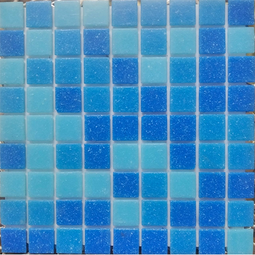 Hat-045 Pool Tiles - Color: Blues