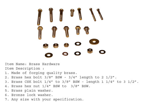 पीतल का हार्डवेयर