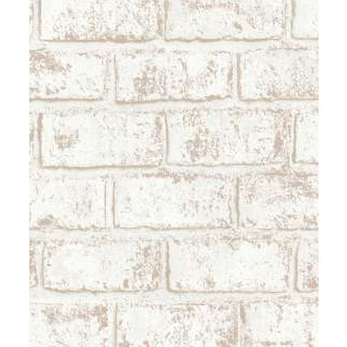 Glistening Brick Cream Rose Gold Wall Coverings Size: As Per Requirement