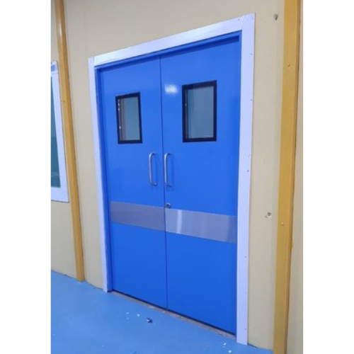 Mild Steel Centre Door For Covid Testing Centre Application: Commercial