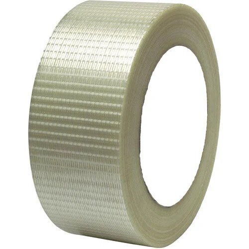 Packaging Filament Tape - PP Backing Material, 50 m Length, 12-100 mm Width, Clear Color | Eco-Friendly, Waterproof, Rubber Adhesive, Single Sided