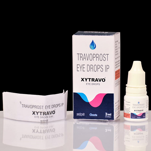 Xytravo 3ml आई ड्रॉप सामग्री: ट्रैवोप्रोस्ट 40 एमसीजी