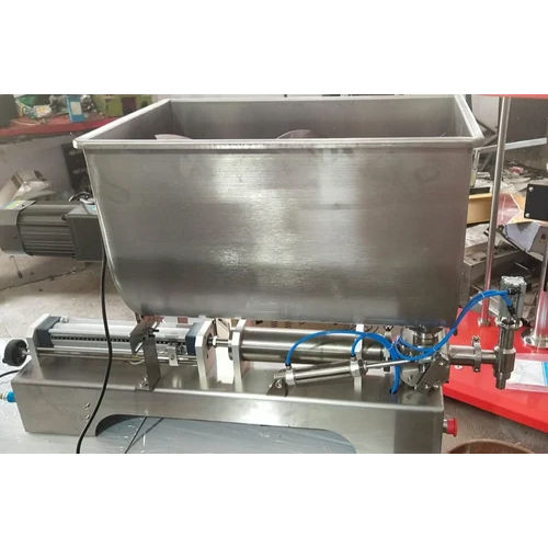 Silver Paste Filling Machine With Sterer Tank