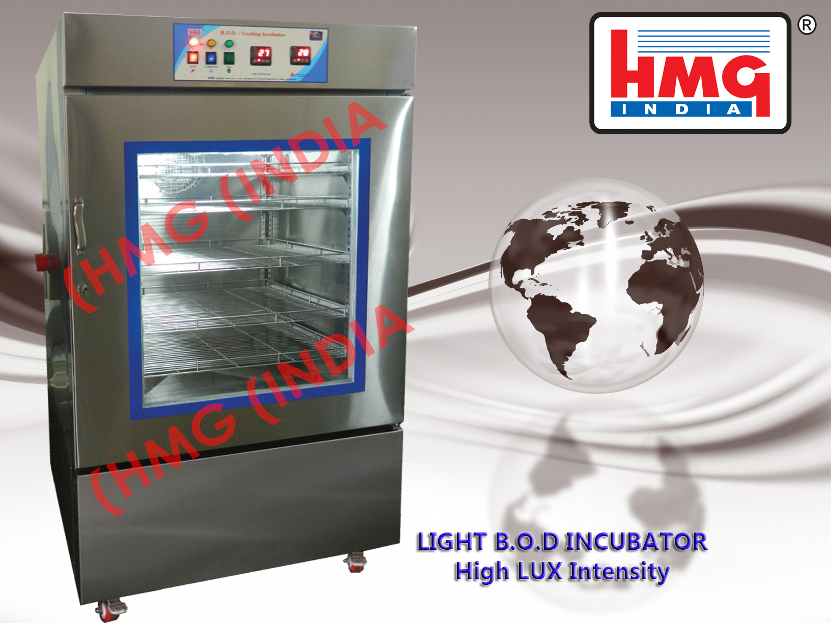 Bod Incubator - Stainless Steel | Cfc-proof Refrigeration, Electronic Digital Control, Portable Design, Ideal For B.o.d. Testing And Culture Storage