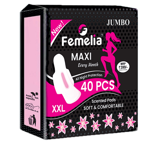 मैक्सी एक्सएक्सएल 40 पैड कॉटन एज ग्रुप: वयस्क