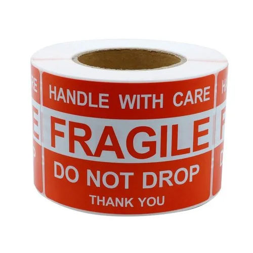 Any Printed Fragile Label