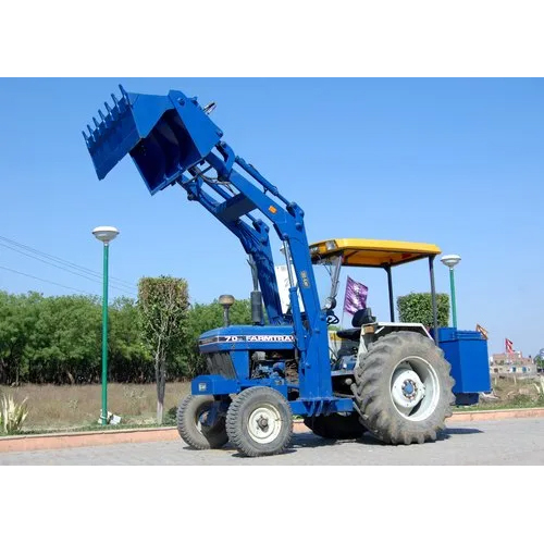 Loader With 6-In-1 Bucket - Stainless Steel, 1 Ton Capacity, 0.65 Cubic Meter Bucket | High Efficiency, Hydraulic Steering, Manual Control, Automatic Operation