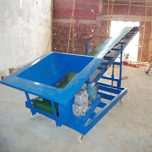 Blue Container Liner Feeding Conveyor