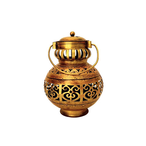 Polishing Iron Lantern Tealight Holder