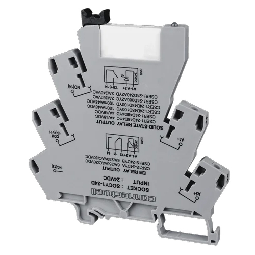 White Grey Cw Csr1s-24dxb Connectwell Slim Relay