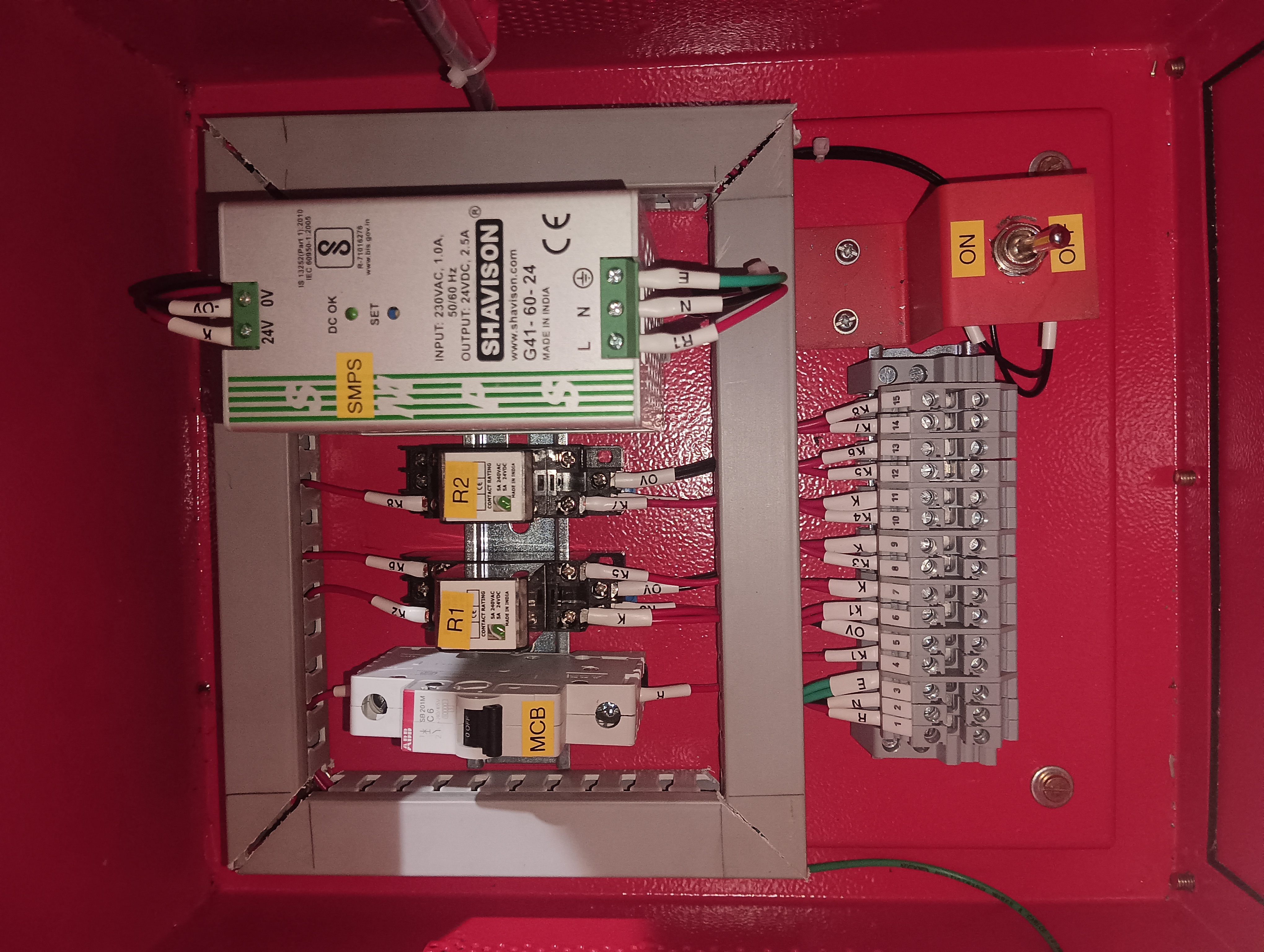 Delauge Valve Control Panel - Base Material: Mild Steel