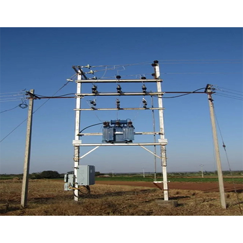 माइल्ड स्टील हॉट लाइन 11kv और 33kv डबल कास्ट आयरन इलेक्ट्रिक पोल