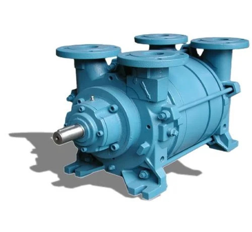 Liquid Ring Vacuum Pump - 304 Stainless Steel, 500 X 370 X 465 Mm, Blue | Reliable Energy-efficient Solution For Industrial Applications