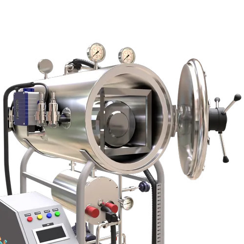 Stainless Steel Autoclaves - Chamber Diameter 400mm To 600mm , Volume 78 To 220 Ltr, Sterilizing Temperature 121-134â°c
