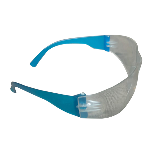 Transparent-Blue Mens Safety Goggles